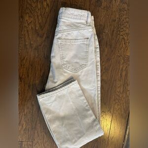 Dynamite Women's Beige Straight Leg Jeans